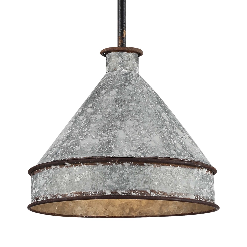 Wry Lighting Jasper 1-light Pendant in Antique Black Iron